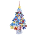thumbnail image 4 of Decoración navideña, árbol de Navidad de fieltro desmontable, juego de árbol de Navidad, juego de fieltro navideño de alta capacidad, 4 of 9