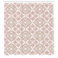thumbnail image 3 of Ambesonne Pastel Shower Curtain, Geometrical, 69"Wx84"L, Beige Pink White, 3 of 5