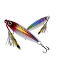 thumbnail image 3 of 3PC BIQIANWO Fishing Lures Iron Plate Scale Pattern Red Silver Gold Green White Black sharp Fish baits, 3 of 9