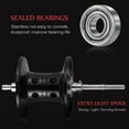 thumbnail image 2 of High Speed 8.1:1 Gear Ratio Baitcast Fishing Reel 19+1 Ball Bearings Baitcasting Fishing Reel Baitcaster Tackle, 2 of 6