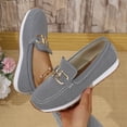 thumbnail image 6 of Women's Casual Loafers Comfortable Orthopedic Sneakers for Women Business Non-Slip Walking Fashion Retro Lightweight Penny Work Flats Loafer Slip On Shoes, 6 of 7