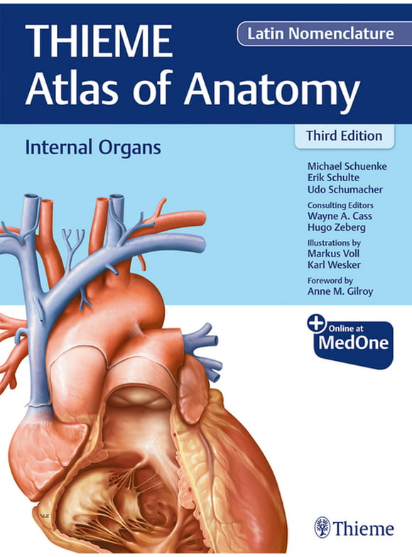 Thieme Atlas of Anatomy: Internal Organs (Thieme Atlas of Anatomy), Latin Nomenclature (Hardcover)