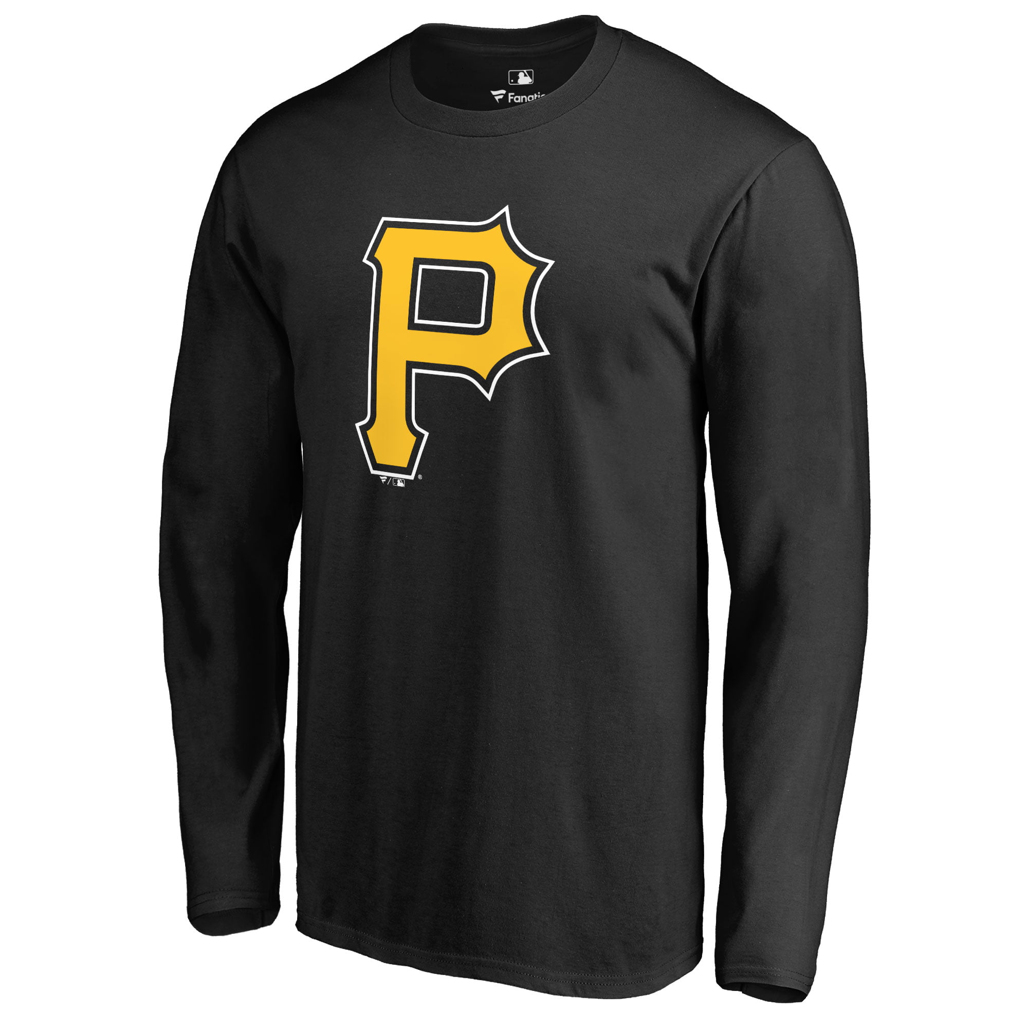 Pittsburgh Pirates Logo Baseball Long Sleeve Shirt with Custom Name 