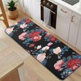 thumbnail image 5 of Pioneer Flower Floral Print Pattern Kitchen Rug Mat,Kitchen Runner Rugs Non Skid Washable,Decorative Kitchen Floor Mats for Kitchen,Sink,Laundry,17"x47.2", 5 of 7