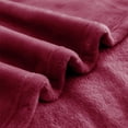 thumbnail image 3 of Astarin Wine Red Fleece Twin Size Blanket for Couch&Bed - Lightweight Soft & Warm Plush Fuzzy Cozy Blankets for Fall Winter Spring,60x80 inches, 3 of 7