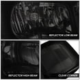 thumbnail image 4 of NUVISION for 03-24 Chevy Express GMC Savana Smoked Lens Headlights Bumper Lamp Assembly, 4 of 9