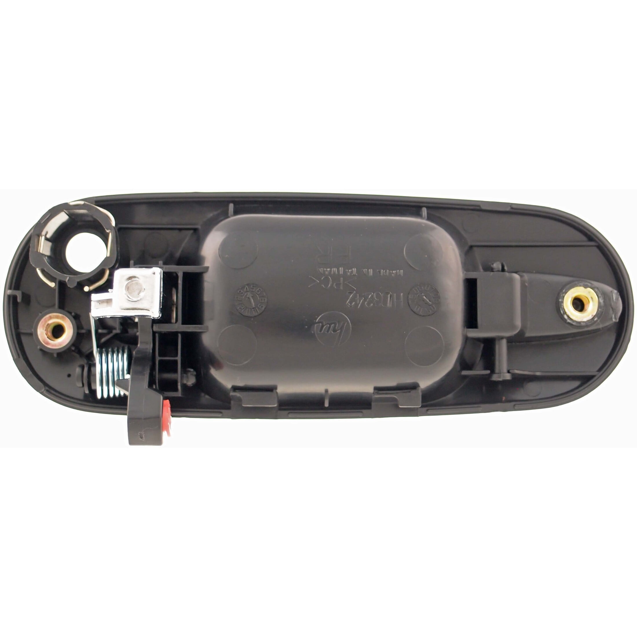 Dorman 92760 Front Passenger Side Exterior Door Handle for Specific Honda Models, Chrome Lever and Black Housing