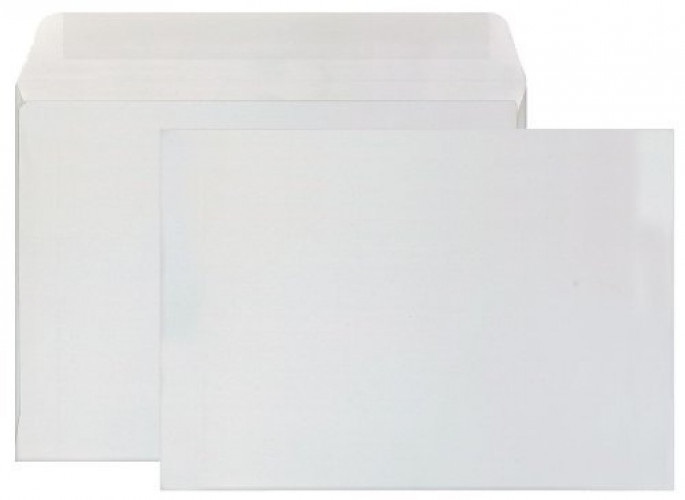 Booklet Envelope, 6" x 9" White Wove. 1,000 Envelopes