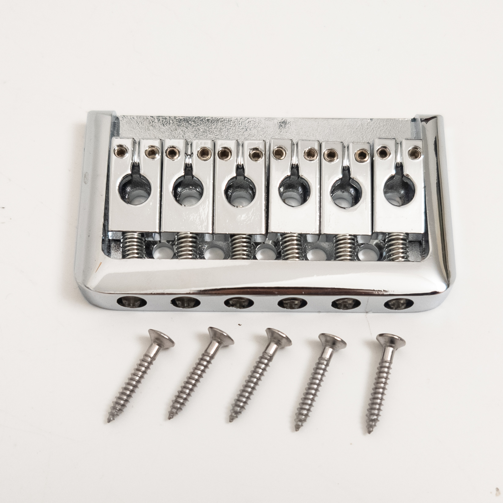 Fixed Hardtail Bridge 52.5mm Electric Guitar Bridge for 6 String TL Electric Guitar