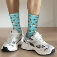 thumbnail image 6 of Logiee Mallard Ducks Swimming In The Lake Print Adult Socks for Men & Women,Calf Socks, Ankle Socks,Boots Socks,Breathable Casual Sock,Unisex Crew Socks, 6 of 6