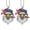 A, variant on 2 Pack Eagle Acrylic Car Ornament, 2D Flat Rearview Mirror Pendant & Keychain, 4th of July Stylish Home & Auto Decor for Patriotic & Nature Lovers