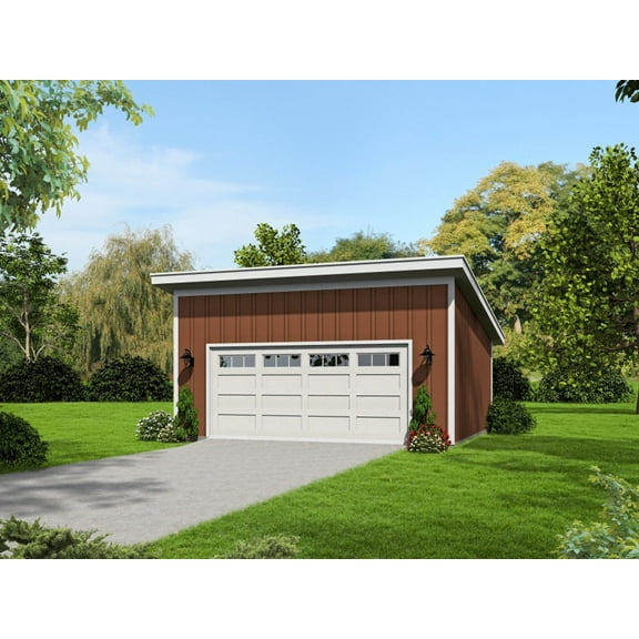 763-400: Garage 0 Bed, 0 Bath Luxury Home Plan, 0 Sq Ft: Full Blueprints with License to Build by Home Plan Marketplace - Lesuto