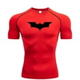 thumbnail image 6 of Bat Printed Men's Tight T-Shirt Running Compression Compression T Shirt Gym Fitness Jogging Short Sleeve Male Casual Shirt Tops, 6 of 10