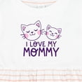 thumbnail image 4 of Inktastic I Love My Mommy Girls Baby Dress, 4 of 5