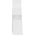 thumbnail image 3 of 60"W x 15"H x 4"D x 6"F, 6/12 Pitch, Saratoga Architectural Grade PVC Gable Bracket, 3 of 8