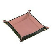 Royce Leather - Case for jewelry - nappa leather - black, carnation pink