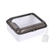 thumbnail image 2 of Caja de arena para gatos Bandeja de arena para mascotas con parte abierta Caja de arena para gatos Lados altos Inodoro para gatos semicerrado, 2 of 8