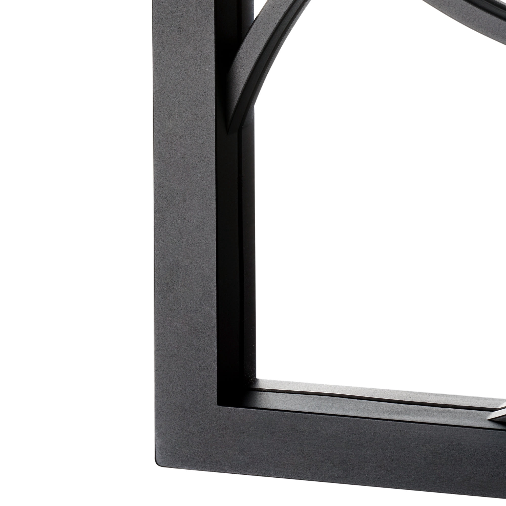 Mainstays Contemporary Square Wall Mirror Black 10" x 10" Wall Home Décor Set of 3