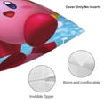 thumbnail image 5 of Throw Pillow Covers 16"x16" Inch, Kirby Decorative Pillow Case for Sofa Couch Chair Bedroom Modern Decor, 5 of 7
