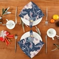 thumbnail image 4 of Coolnut Flower Pattern Cloth Napkins Set of 1,Reusable Washable Polyester Dinner Table Napkins for Kitchen,Dining,Restaurant,Party Decoration, 4 of 7