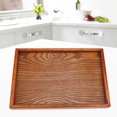 thumbnail image 3 of Greensen Rectangle Wooden Tea Tray Serving Table Plate Snacks Food Storage Dish for Hotel Home , Tea Serving Plate , Tea Tray, 3 of 8