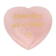 thumbnail image 2 of Heart Shaped Rose Quartz Stone, Pure Unique Rose Quartz Puffy Heart Stone Safe  for Outdoor Carry, 2 of 7