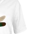 thumbnail image 5 of CEHVOM Mode Femmes T-Shirt Imprimé à Col en V Manches Courtes T-Shirt Décontracté Hauts Blouse, 5 of 5