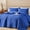 Dark blue, variant on 2/3PCS Quilt Cover Bedspread ( 1 Quilt+1 Or 2 Pillowcases), Soft And Skin-friendly, Hypoallergenic And Easy To Maintain, Machine Washable Without Deformation