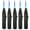 BLACK, variant on 5PCS Windproof Butane Torch Lighters 1300° Jet Flame Portable Refillable Lighters with Safety Lock for Camping BBQ Candle