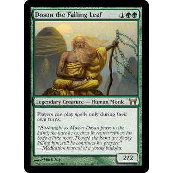 MtG Champions of Kamigawa Rare Dosan the Falling Leaf #205