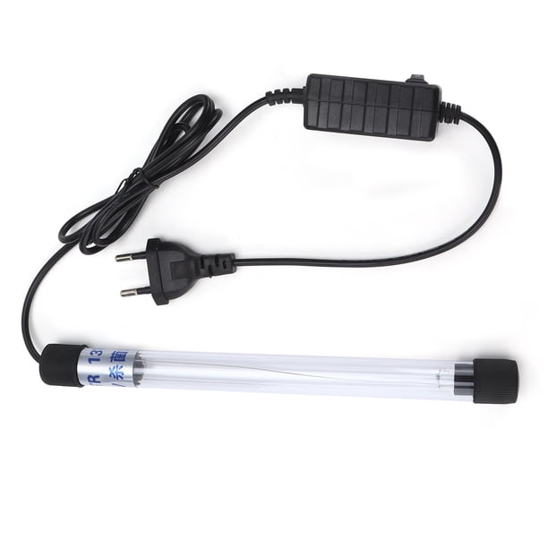 Luz Limpia Para Peceras, Esterilizador UV, Lámpara Limpia De Algas Para Acuario, Con Potentes Ventosas, Mantiene Una Buena Del Agua Y Reduce Las Algas, Para