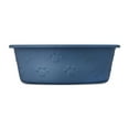 thumbnail image 3 of Vibrant Life Small Stainless Steel Embossed Dog Bowl, Blue Paws, 3 of 6
