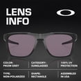thumbnail image 4 of Oakley OO9100 Leffingwell Rectangle Shaped Non-Polarized Sunglasses for Men - Includes Official Eyewear Kit - Black Ink Frame with Prizm Grey Lens, 4 of 7