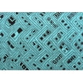 thumbnail image 1 of Ahgly Company Indoor Rectangle Abstract Light Blue Modern Area Rugs, 5' x 8', 1 of 4