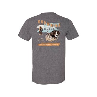 Browning Women's Graphic T-Shirt - Hunting & Outdoors Themed Short Sleeve Tee (Semi-Fitted Cotton)