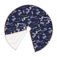thumbnail image 2 of KLL Hawaiian Style Christmas Tree Skirt 30" ,Party Decorations Farmhouse for Christmas Decorations Holiday Party, 2 of 6