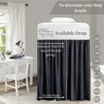 thumbnail image 3 of Dorm Bed Skirt - 100% Microfiber College Dorm Bed Skirt Dark Grey Solid, 42" Drop Twin XL Size, 3 of 5