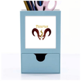 thumbnail image 1 of Taurus Chart Sign Art Deco Fashion Desk Supplies Organizer Pen Holder Card, 1 of 3