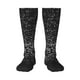 thumbnail image 1 of Balery Black And White Dotted Calcetines novedosos Calcetines deportivos Calcetines hasta la rodilla Calcetines de algodón Calcetines originales y geniales, 1 of 6