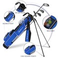 thumbnail image 3 of RUTHNISSI Golf Stand Bag, Lightweight Golf Easy Carry Bag with Padded StrapDurable Pitch n Putt Golf Bag, Practice Ranger Sunday Golf Bag for Men&Womenpar 3, 3 of 5