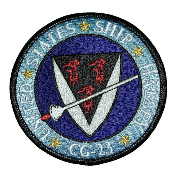 UNITED STATES SHIP HALSEY CG-23 Patch – Sew On