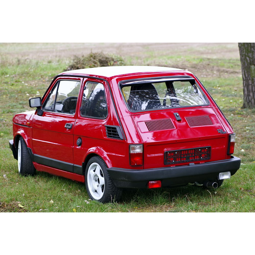 PeelnStick Poster of Car Toddler Auto Small Fiat 126p