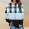 thumbnail image 1 of Jienlioq Hauts pour Femmes Mode Décontractée Manches Longues Col Rond Sweat Imprimé Blouse, 1 of 5