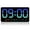 Blue, variant on Lzvxtym Digital Wall Clock 8.5 Inch Display LED Alarm Clock 3 Levels Brightness Wall Clock,with Date Week Temperature,Blue