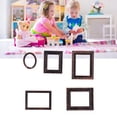 thumbnail image 3 of Mini Photo Frame, 1/12 Scaled 5pcs Miniature Picture Frame Decorative Plastic  for Dollhouse for Living Rooms, 3 of 8