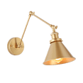 thumbnail image 5 of LNC Golden Swing Arm Wall Lamp 2 in 1 Plug-in or Hardwire Sconces Wall Lighting, 5 of 9