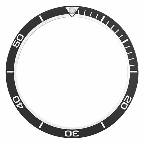 Bezel Insert Bevel For Seiko 7002 6309 Skx007k2 7s26 Diver Planet Ocean Black Walmart Com Walmart Com