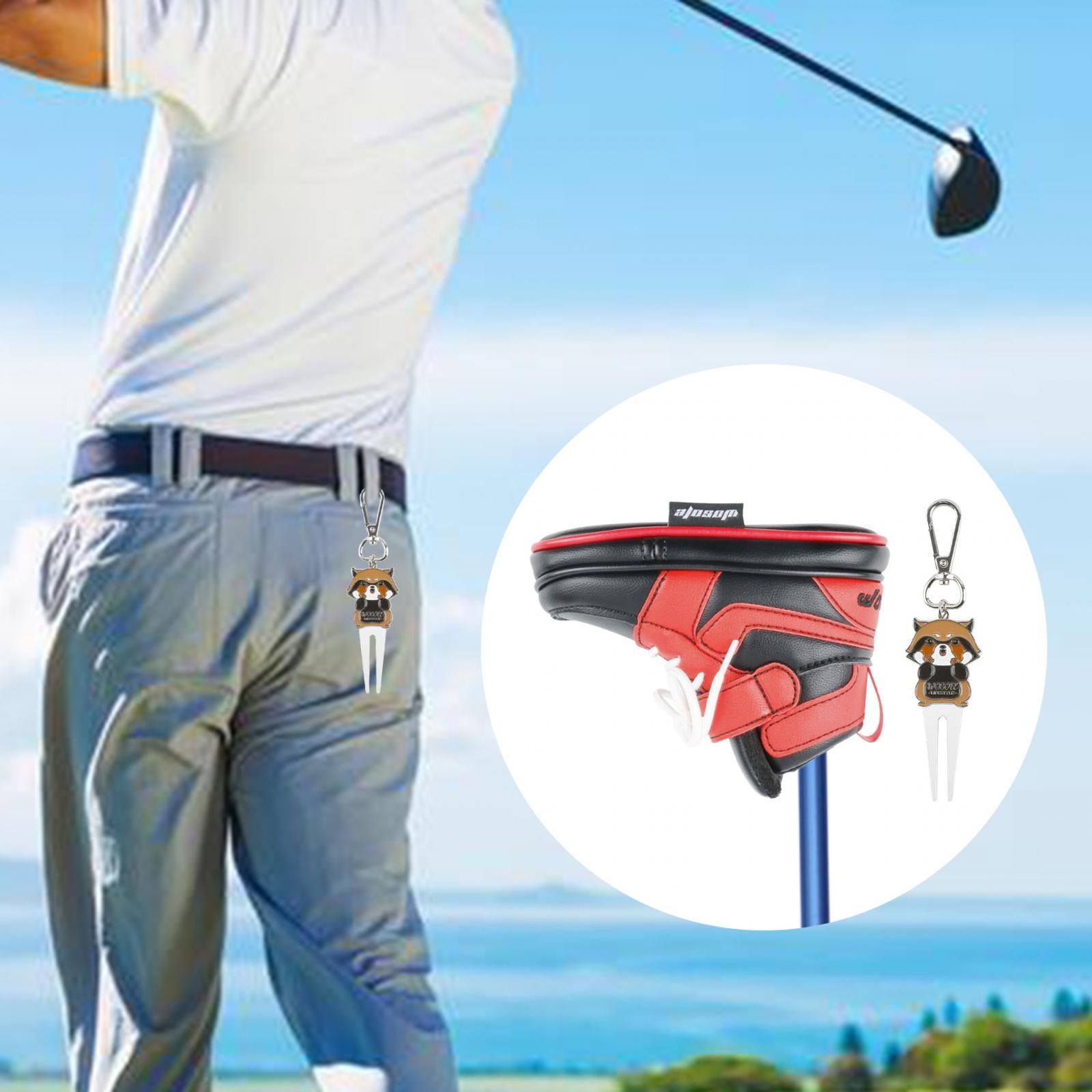 DimyFew Golf Club Cover Comfortable Lining Universal Golfer Equipment Golf Mallet Putter Black Red