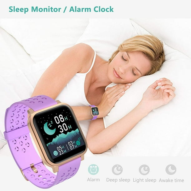 Montre Connectée Femme Smart Watch Intelligente Bluetooth Etanche Android  IOS FR