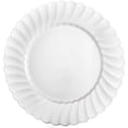 thumbnail image 2 of EcoQuality 7.5 inch White Pearl Salad Plate – Elegant Disposable Tableware for Weddings Parties and Events – Durable and Reusable Design – Perfect for Catering Buffets (50), 2 of 3